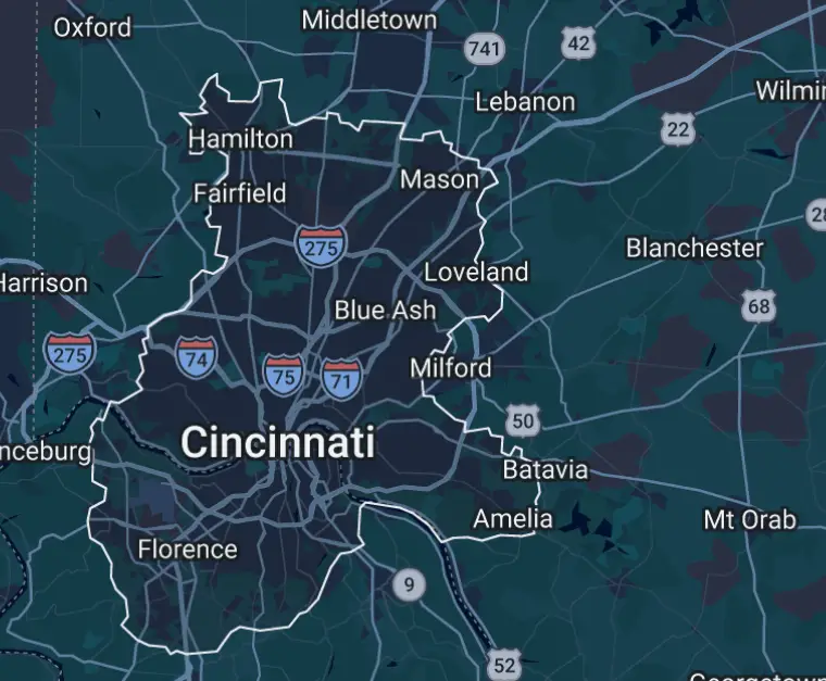 HVAC Service Areas Cincinnati OH, Cincy Climate Control HVAC Repair and Installation
